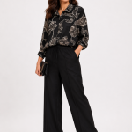 Ensemble Élégance Noire Fleurie