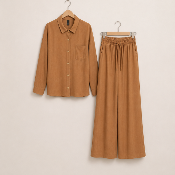 Ensemble Chemise & Pantalon Large