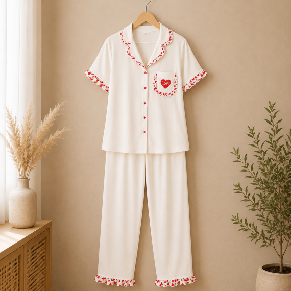 Pyjama Romance Ivoire