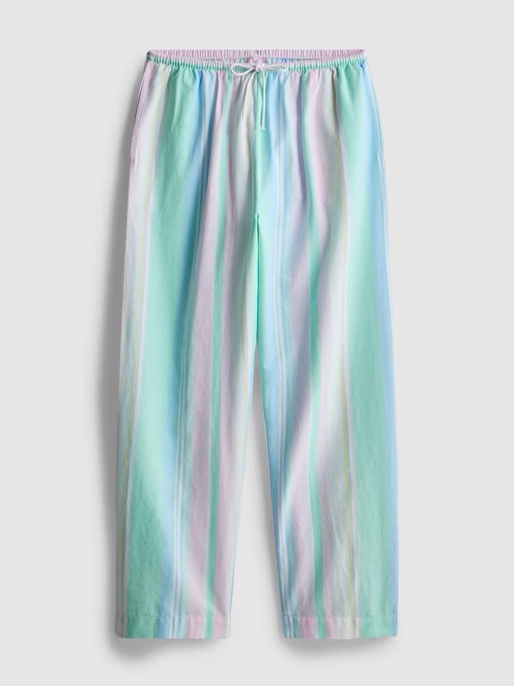 Ensemble pyjama pastel rayé
