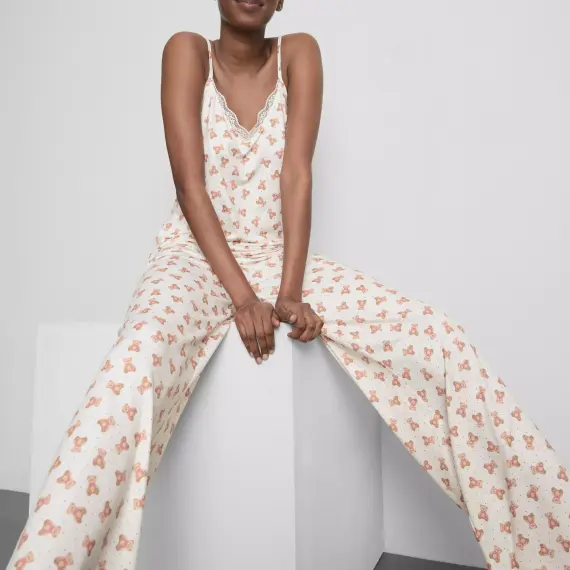 Pyjama caraco et pantalon