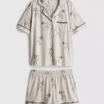 Disney's Bambi Striped Boyfriend Shorty Pyjamas