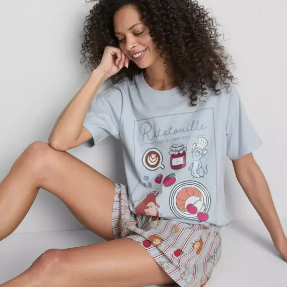 Disney's Ratatouille Cotton Graphic Shorty Pyjamas