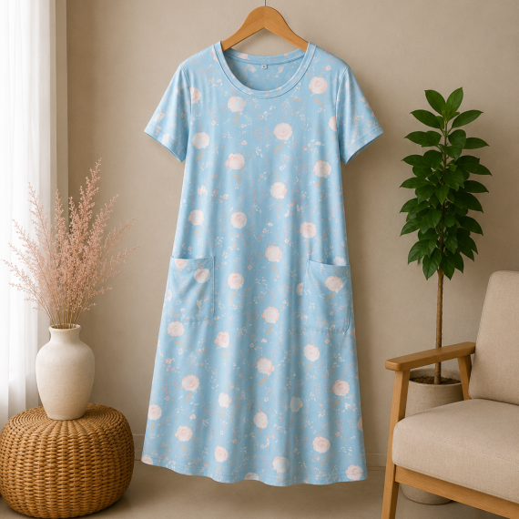 Chemise de Nuit Douceur Ciel
