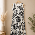 Chemise de Nuit Jardin Noir