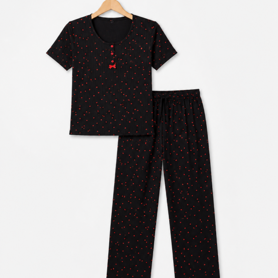 Black Heart Pyjama